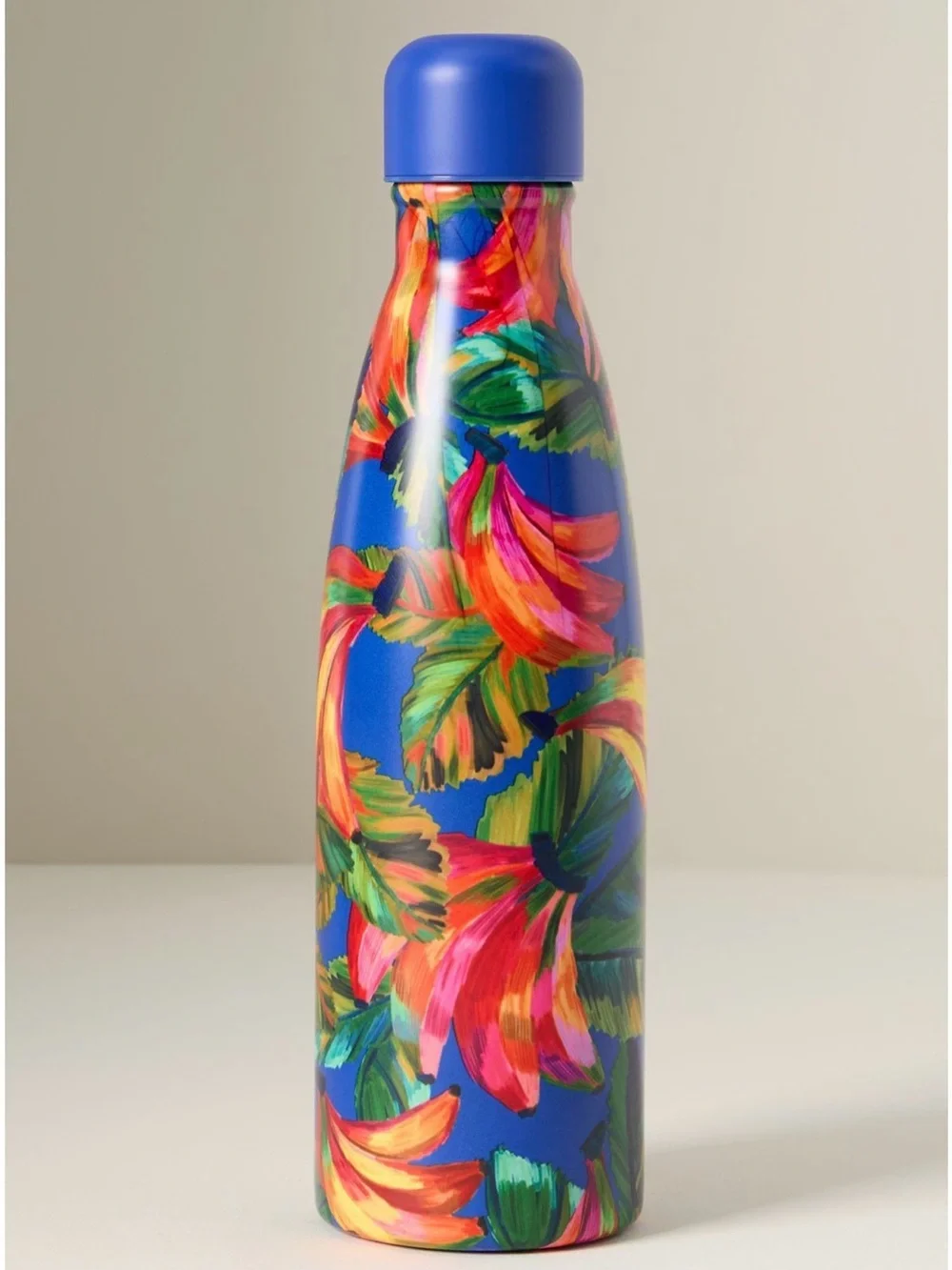 Farm Rio Insulated Floral Water Bottle - Blue Floral Design | 17 oz NWT